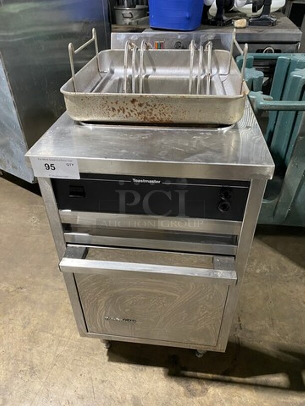 Toastmaster Electric Powered Pasta Cooker! With Single Drawer Space Underneath! All Stainless Steel! On Legs! - Image 1 of 9