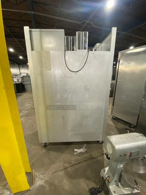 Traulsen Commercial 2 Door Reach In Refrigerator! With Poly Coated Racks! All Stainless Steel! On Casters! Model: G20010 SN: T22246H09 115V 60HZ 1 Phase - Image 7 of 8