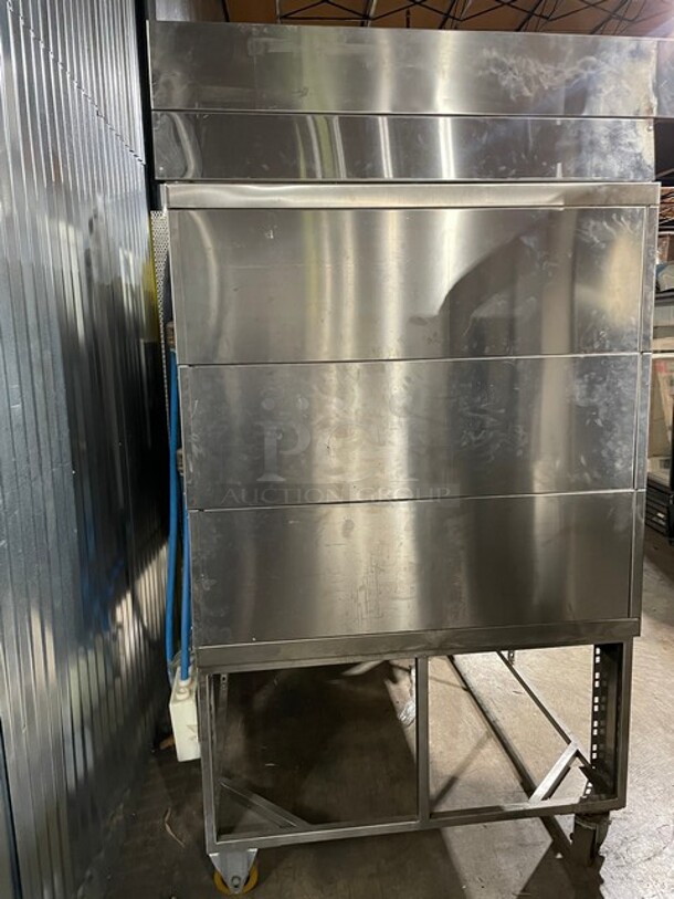 AMAZING! Miwe Commercial Electric Condo Triple Deck Oven! Steam Injected Artisian Bread Model! All Stainless Steel! On Casters! 208V! Model: CO31408 SN: 702515! Working When Removed! - Image 2 of 10