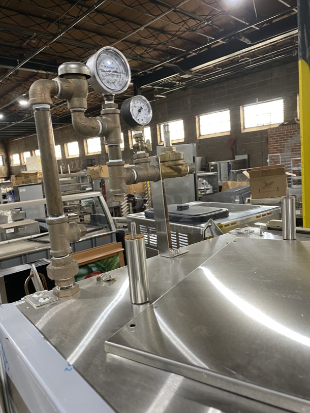 BEAUTIFUL! NEW! 2022 INSINGER Energy star Stainless Steel Commercial Straight Pass-Through Dishwasher W/ Tank!  MODEL 50-20N2-NSU 440V/3Ph  - Image 9 of 10