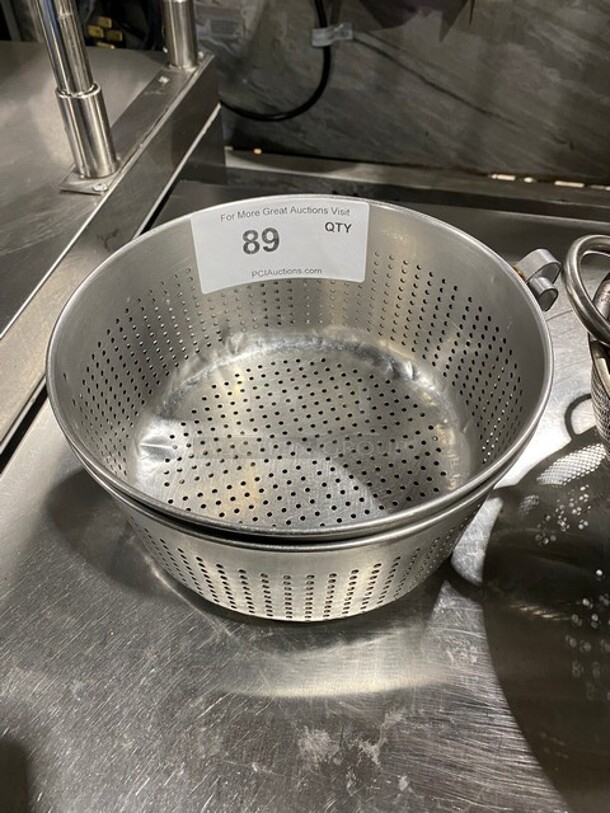 ALL ONE MONEY! Assorted Draining Pot & Bowl! - Image 1 of 5