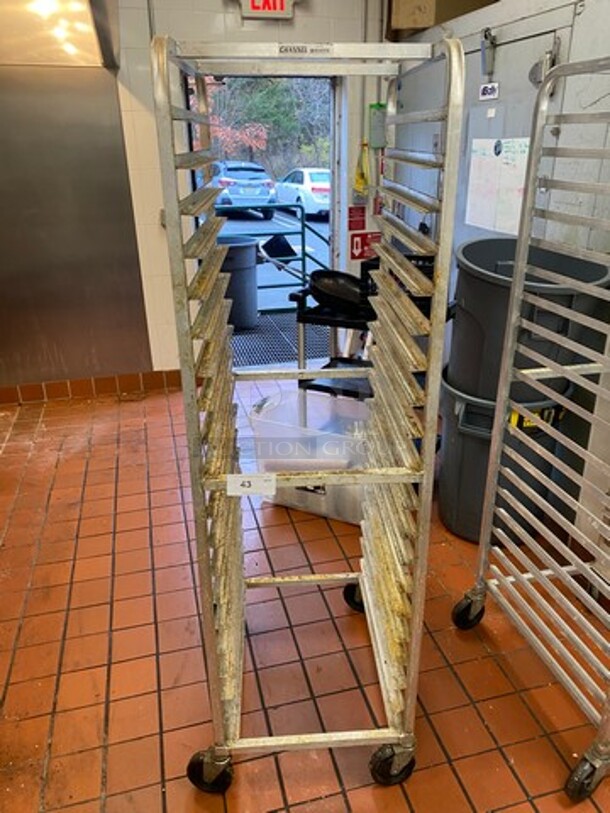 Channel Metal Commercial Pan Transport Rack! On Casters! Model: 401AC - Image 1 of 5