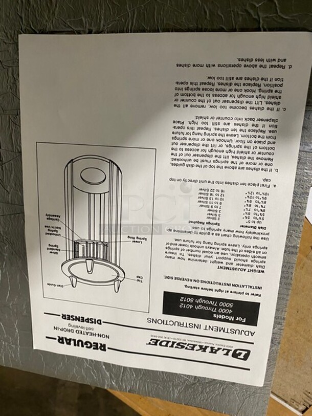 Nice! BRAND NEW! IN THE BOX! All Stainless Steel Lakeside Commercial Plate Dispenser! Model: 4007 - Image 6 of 6