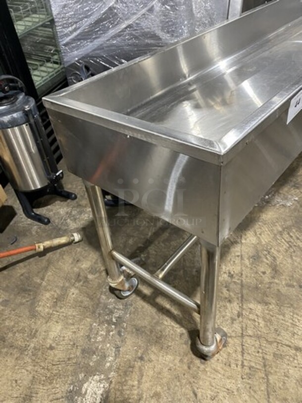 All Stainless Steel Insulated Ice Bin/Display Bin! On Casters!  - Image 2 of 6