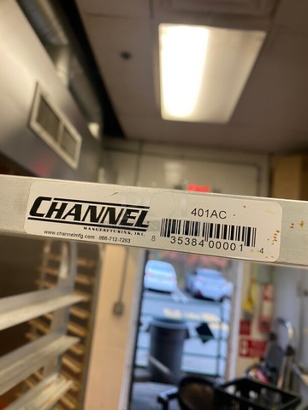 Channel Metal Commercial Pan Transport Rack! On Casters! Model: 401AC - Image 5 of 5
