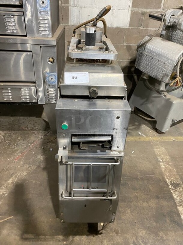 Garland Commercial Electric Powered Dual Side Hamburger Press/Clamshell Broiler! All Stainless Steel! On Casters! Model: CXBE12 SN: 1403100100957 208V 60HZ 3 Phase