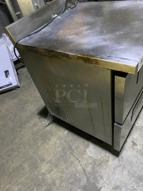 True Commercial Refrigerated 2 Drawer Worktop Lowboy! With Backsplash! All Stainless Steel! Model: TWT27D2 SN: 7474826 115V 60HZ 1 Phase - Image 2 of 8