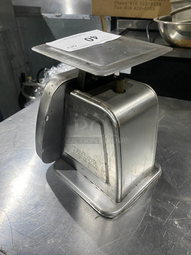 Taylor Countertop Food Scale! Measures Up To 5LBS! Stainless Steel Body! - Image 3 of 6