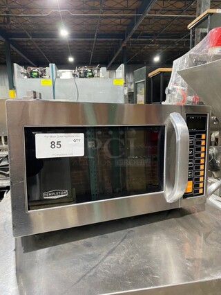 LATE MODEL! 2020 Templeton Commercial Countertop Microwave Oven! All Stainless Steel! Model: AFAGMW002 120V