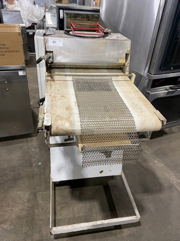 Bloemhof Commercial Dough Sheeter/Molder! On Casters! WORKING WHEN REMOVED! Model: 860L1 SN: 111791 220V 60HZ 1 Phase - Image 1 of 9