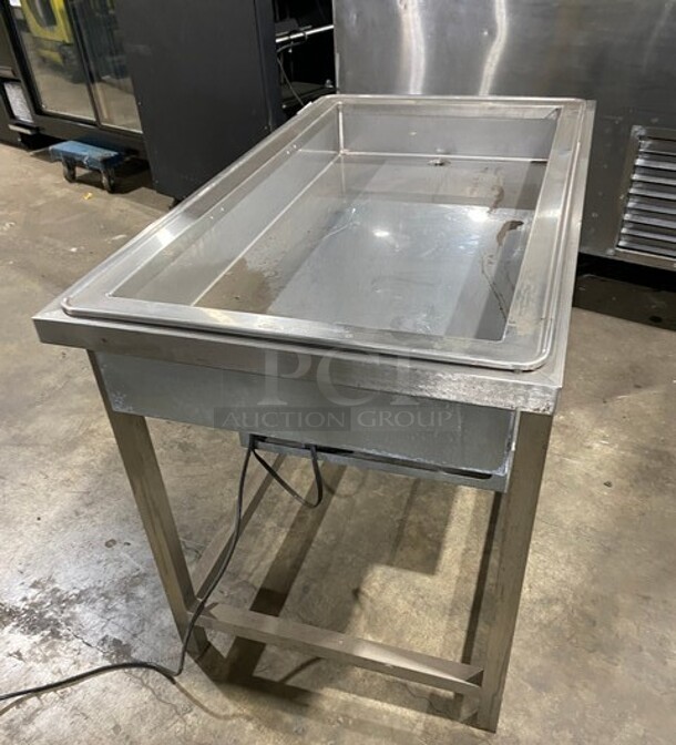 Atlas Metal Commercial Drop In Cold Pan! Solid Stainless Steel! Model: WCM3 SN: 574612A 115V 1 Phase - Image 3 of 8