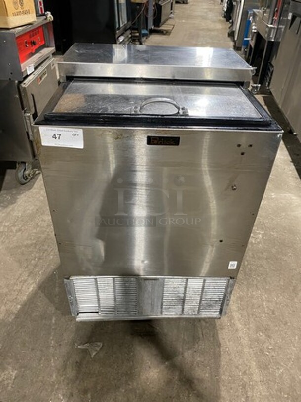Perlick Commercial Beer Bottle Cooler! With Sliding Top Door! All Stainless Steel! Model: BC24SS 115V 1 Phase - Image 1 of 8