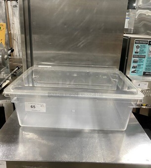 Cambro Clear Poly Food Container! With Lid! - Image 1 of 6