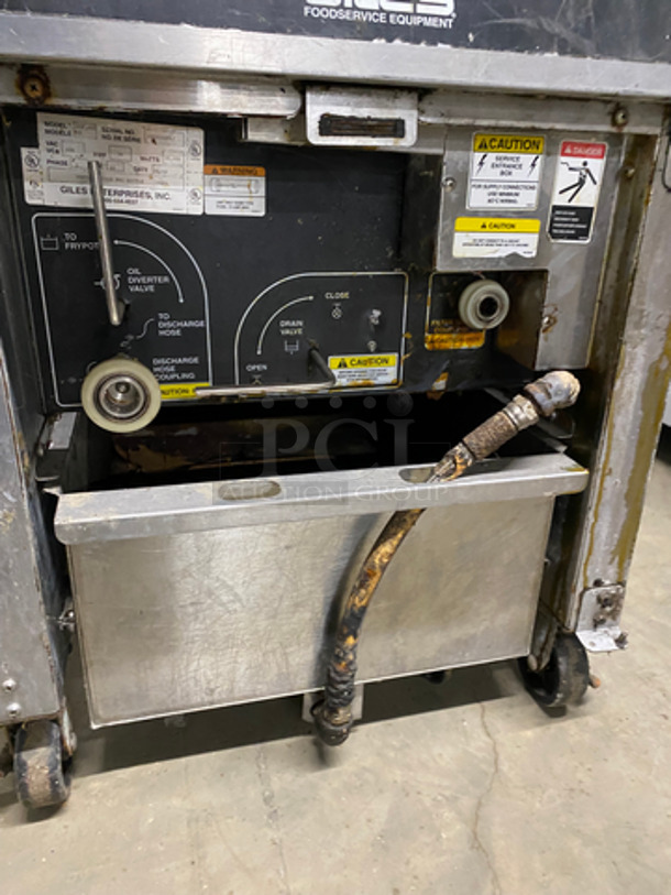 Giles Commercial Electric Powered Fryer! All Stainless Steel! On Casters! - Image 6 of 9