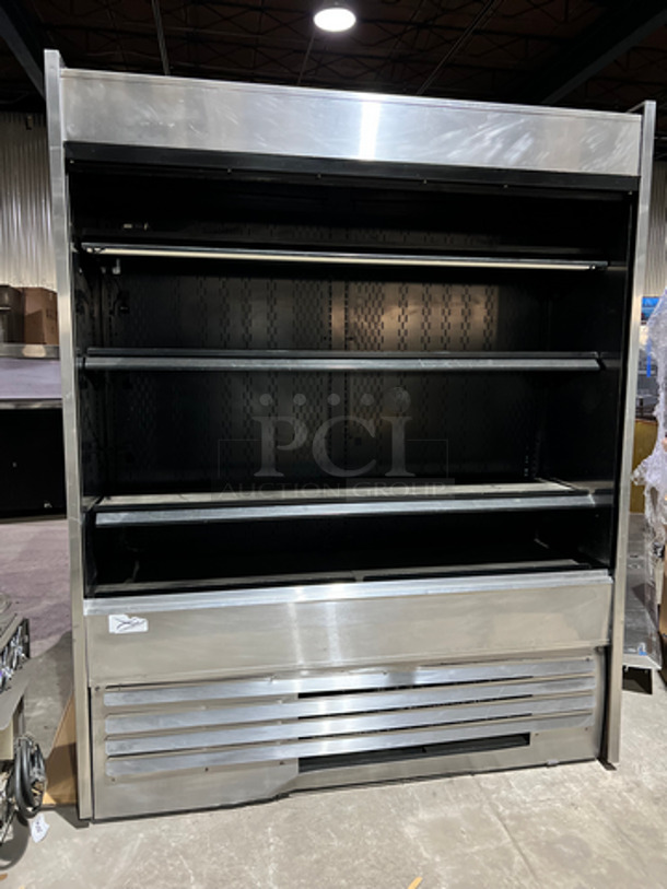 Structural Concepts Oasis Commercial Open Grab N Go Merchandiser Display Case! All Stainless Steel! Model: B62EW SN: 0261577IR271676 220V 1 Phase