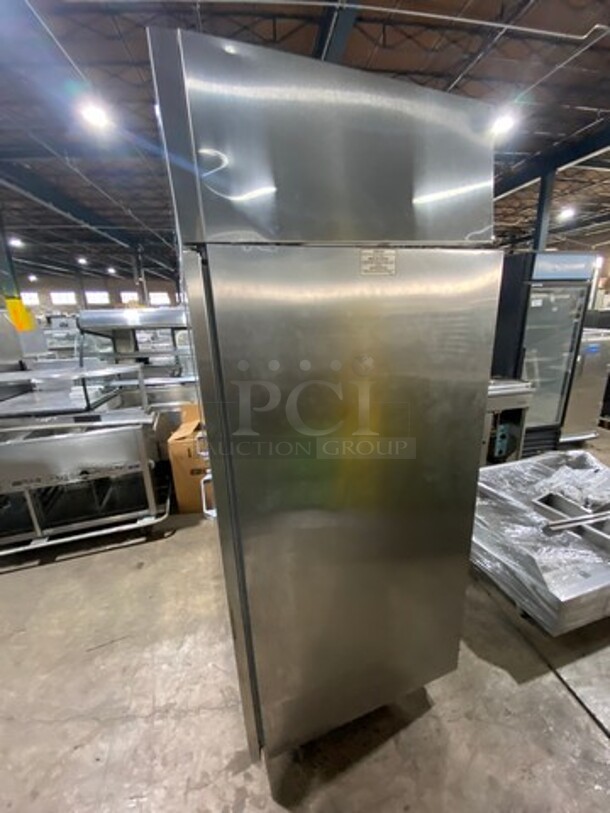 Norlake Commercial 2 Door Reach In Cooler! With Poly Coated Racks! All Stainless Steel! On Casters! WORKING WHEN REMOVED! Model: NR522SSS SN: 11090413 115V 60HZ 1 Phase - Image 2 of 9