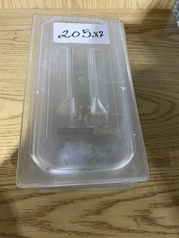 Plastic Food Pan Covers! 7 X Your Bid! - Image 1 of 5