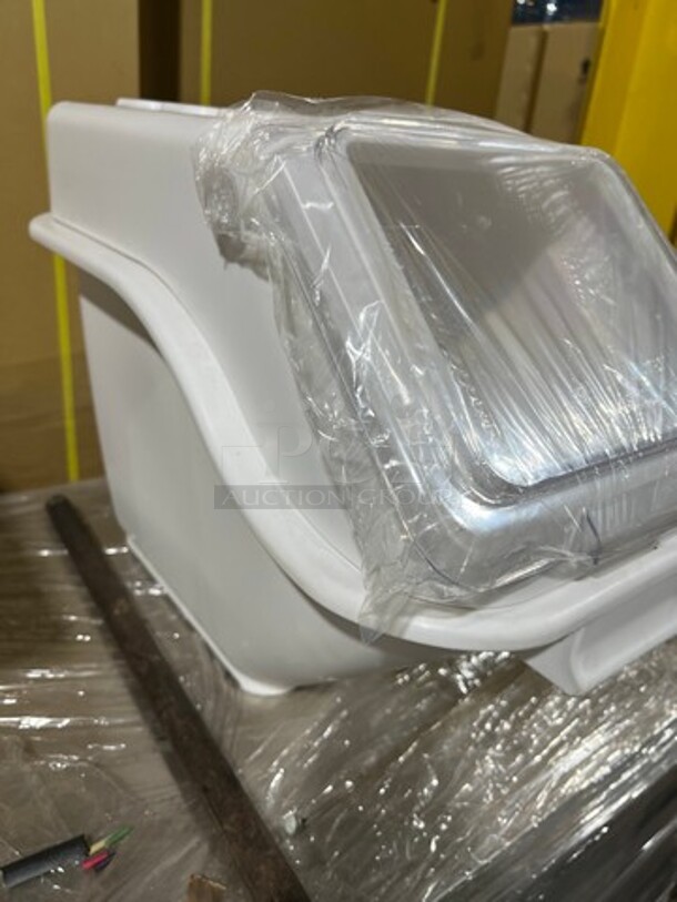 NEW! Jiwins Countertop White Poly Ingredient Bin! - Image 4 of 5