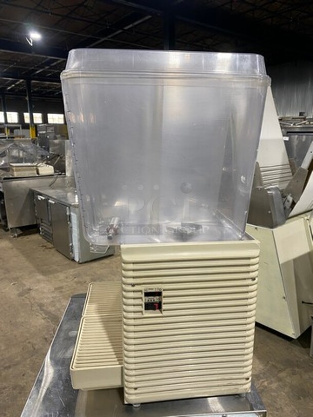 Crathco Commercial Countertop Dual Hopper Beverage Dispenser! With Poly Drip Tray! Clear Poly Jugs! Stainless Steel Body! Model: D254 SN: T209331 115V - Image 4 of 8
