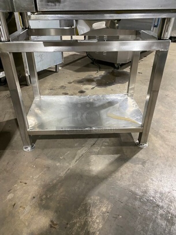 WOW! LATE MODEL 2014! Alto Shaam Commercial Combitherm Convection Oven! On Commercial Equipment Stand! All Stainless Steel! On Legs! Model: 1010ESI SN: 1399869000 208/240V 60HZ 1 Phase! Working When Removed!  - Image 7 of 10