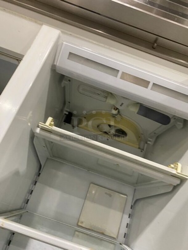 Sub Zero Upright Half Cooler Half Freezer Combo Unit! With Poly Coated Racks And Shelves! Stainless Steel! Model: BI36SSCH SN: F2930216 115V 60HZ 1 Phase - Image 8 of 9