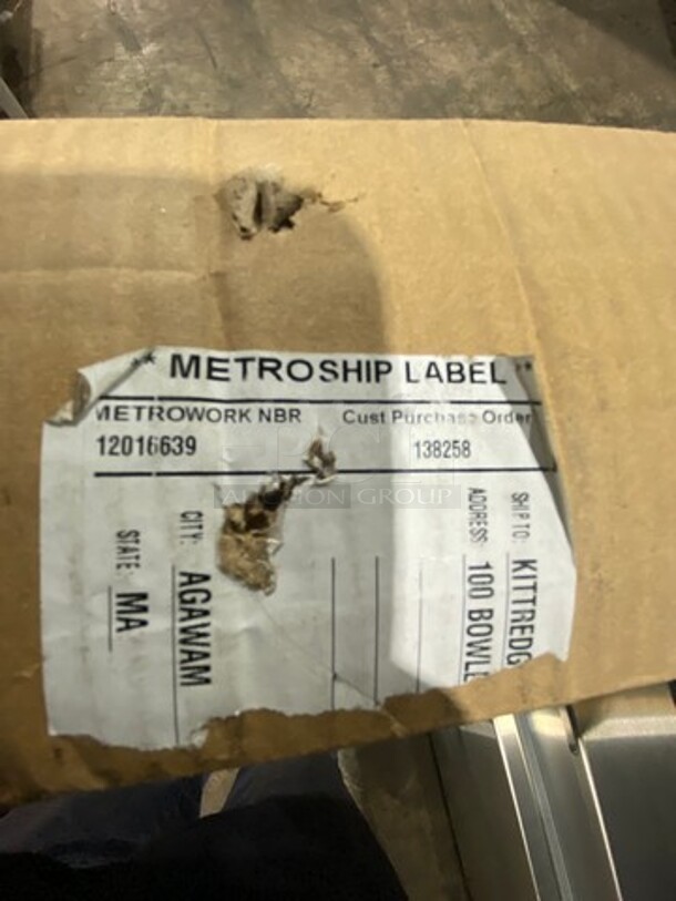 NEW! IN THE BOX! Centaur Chrome Finish Metro Shelving Poles! - Image 3 of 6