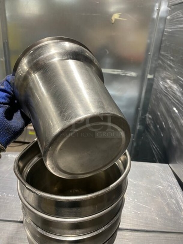 Assorted Size Stainless Steel Round Soup Pan Insert! 5x Your Bid! - Image 5 of 9