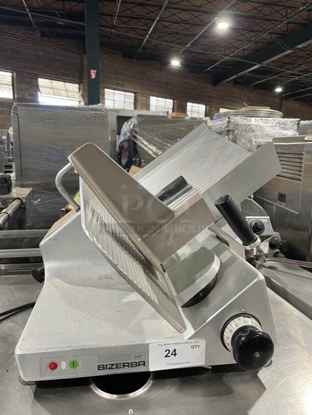 WOW! Bizerba GSP Commercial Countertop Meat Slicer! All stainless Steel! 120V 1PH! SN: 10290977! - Image 1 of 8