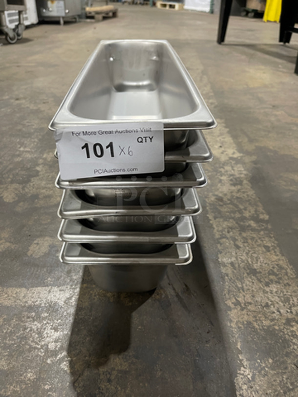 NEW! Stainless Steel Steam Table/ Prep Table Food Pan! 6x Your Bid!