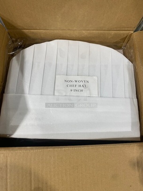 NEW! IN THE BOX! White 9" Chef Hat! - Image 3 of 4
