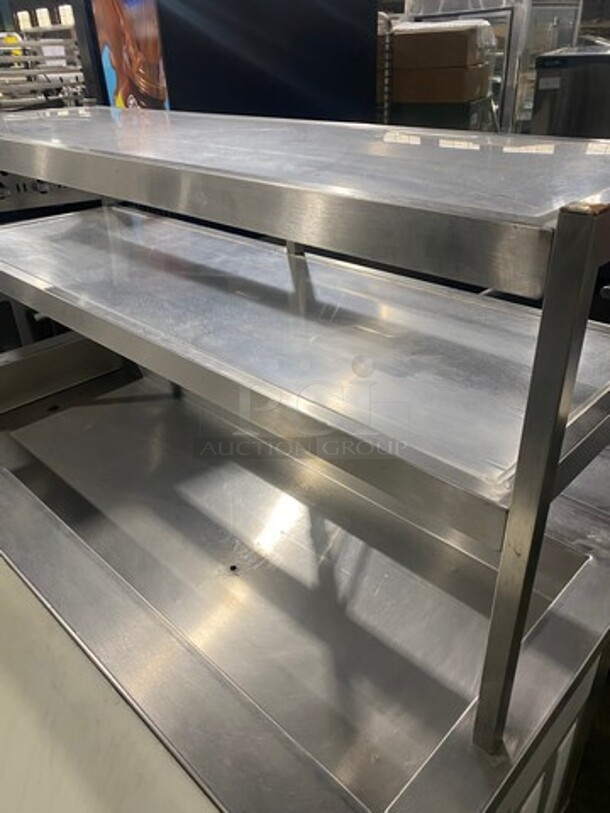 Seco Commercial Refrigerated Food Prep/Serve Station/Cold Pan! With Lowering Prep Line! With Commercial Cutting Board! With Overhead Shelf! With Underneath Storage Space! All Stainless Steel! Model 4CM Serial 598! 120V 1Phase! On Casters! - Image 7 of 10