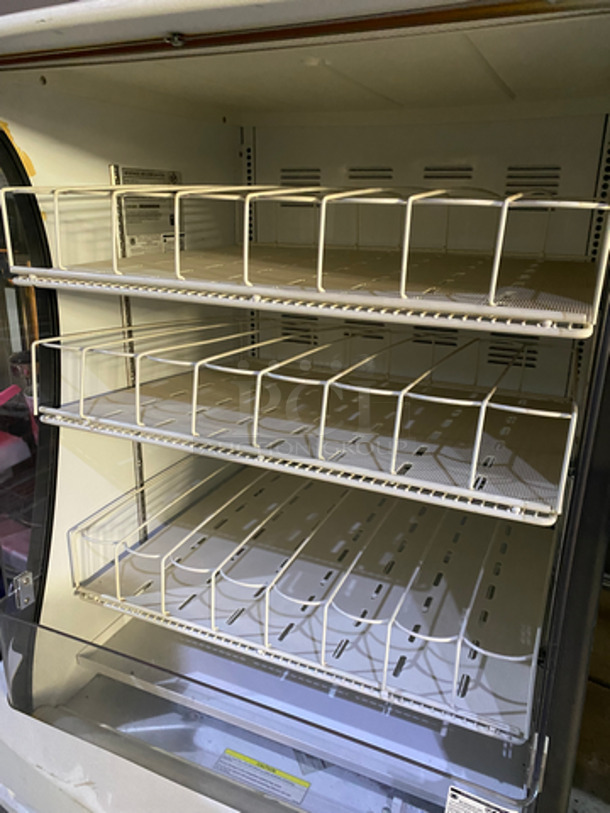 Beverage Air Commercial Refrigerated Open Grab-N-Go Drink Display Case! With Poly Coated Racks! Model: BZ131W SN: 11613267 115V 60HZ 1 Phase - Image 5 of 7