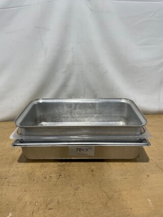 Assorted Commercial Steam Table/Hotel Pans! 3X Your Bid! 