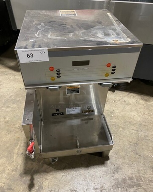 Bunn Commercial Countertop Dual Coffee Brewing Machine! All Stainless Steel! On Small Legs! Model: DUALSHDBC SN: DUAL111224 120/208V 60HZ 1 Phase - Image 1 of 8