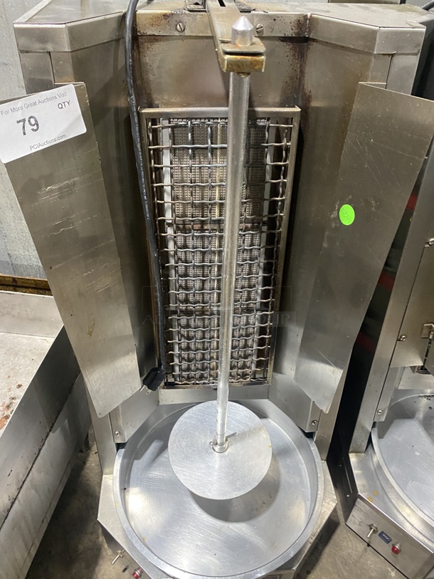 Optimal Automatics Autodoner Natural Gas Powered Gyro Machine!  Working When removed! MODEL: G500 SN:038110 120V! - Image 3 of 6