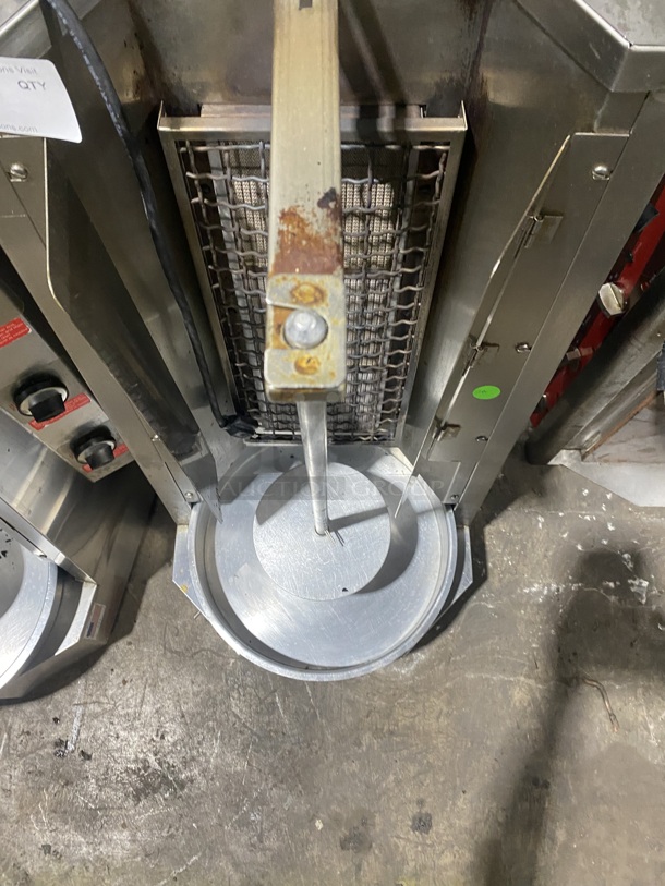 Optimal Automatics Autodoner Natural Gas Powered Gyro Machine! Working When Removed! MODEL: G500 SN:038109 120V! - Image 4 of 6