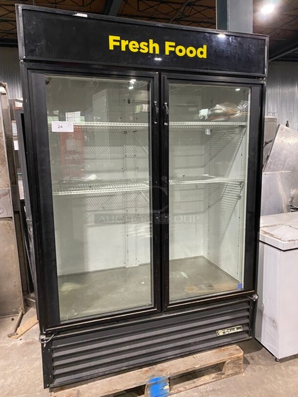 True 2 Door Reach In Cooler Merchandiser! With View Through Doors! With Poly Coated Racks! Model: GDM49 SN: 5337959 115V 1PH - Image 10 of 10