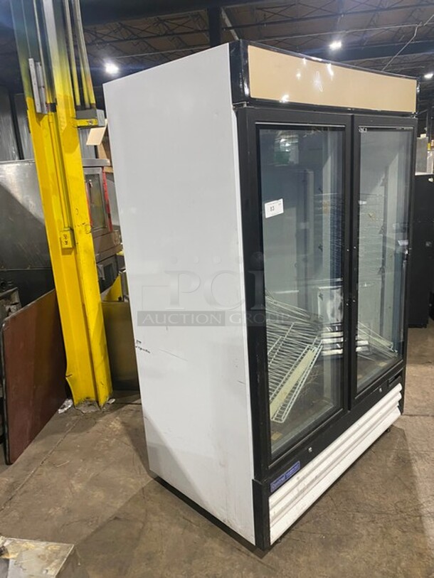 Central Commercial 2 Door Reach In Freezer Merchandiser! With Poly Coated Racks! Model 69K118 Serial 8078613! 115/230V 1Phase! - Image 2 of 9