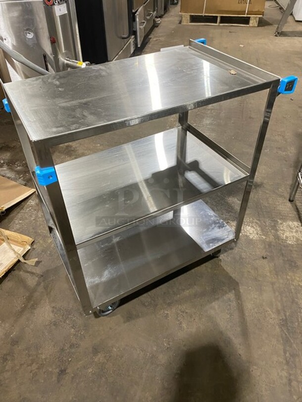 Lakeside Stainless Steel 3 Shelf Utility Cart! - Image 3 of 8