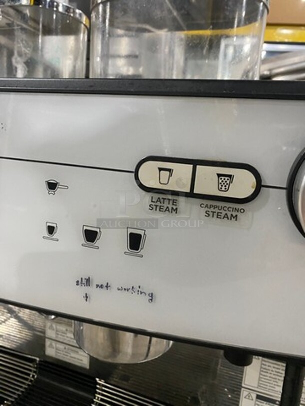 WOW! LATE MODEL! Dunkin Donuts Edition! Schaerer Commercial Countertop 2 Group Espresso Machine! With Steam Lines! Stainless Steel! On Small Legs! - Image 8 of 11