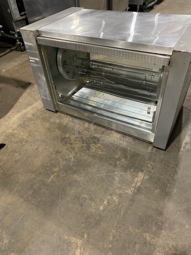 Hickory Commercial Countertop Electric Powered Rotisserie Oven! All Stainless Steel Body! Model: N/55EM SN: 550604 208V - Image 4 of 8