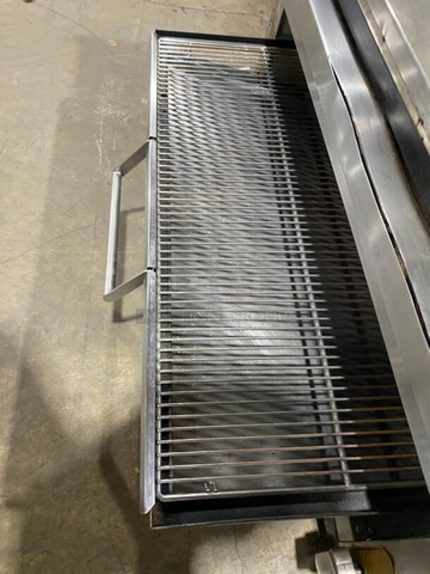 American Master Commercial Natural Gas Powered Countertop Flat Top Griddle And Cheese Melter Combo! With Back And Side Splashes! All Stainless Steel! - Image 7 of 9