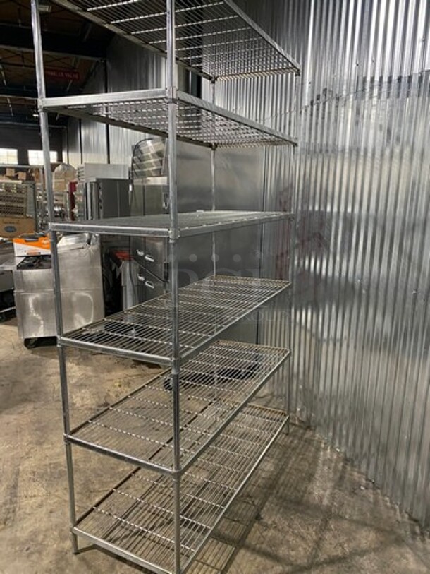 BEAUTIFYL! Postmaster Commercial 6 Tier Metal Shelf! On Legs! - Image 3 of 8