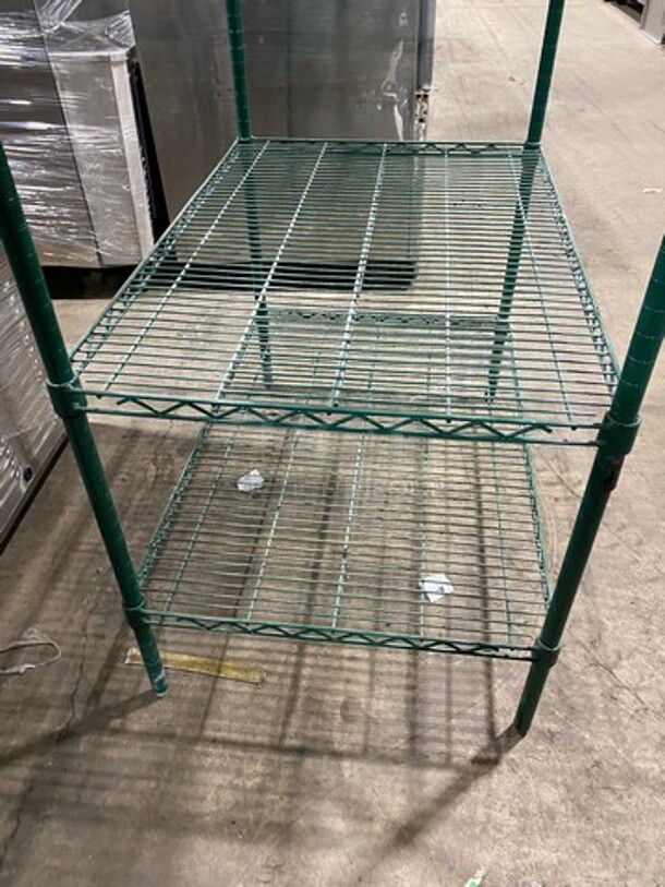 Metro 4 Tier Shelf! On Legs! BUYER MUST DISMANTLE! PCI CANNOT DISMANTLE FOR SHIPPING! PLEASE CONSIDER FREIGHT CHARGES! - Image 4 of 5