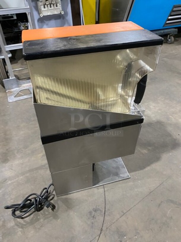 Bunn Commercial Countertop Dual Coffee Bean Grinder Machine! Stainless Steel Body! Model: MHG SN: MHG0012265 120V 60HZ 1 Phase - Image 4 of 9