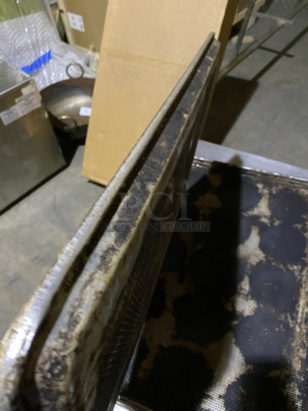 Full Size Metal Perforated Sheet Pans! 4x Your Bid! - Image 3 of 4
