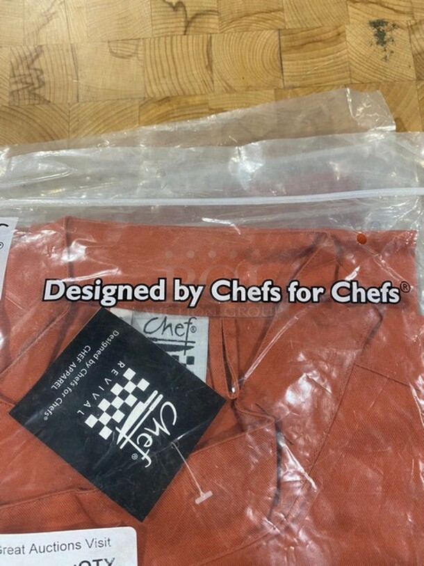 NEW! Chef Revival Cool Crew Jacket, Snap Buttons! Size Small! 4x Your Bid! - Image 2 of 4