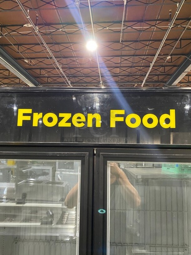 True 2 Door Glass Reach In Freezer Merchandiser! Model GDM-49F, Serial number 14604955! 115/208/230V 60HZ 1 Phase! - Image 7 of 8