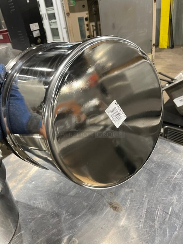 Winco Commercial Round Food Drop In Pan! All Stainless Steel! Holds 11 Qt! - Image 4 of 5