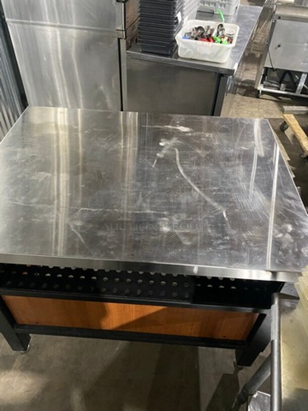 NICE! Commercial Work/Prep Table! With Shelf Underneath! All Stainless Steel Top! - Image 5 of 7